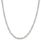 Sterling Silver 4mm Diamond-cut Rolo Chain Necklace