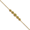 14k Yellow Gold Marquise Peridot Bracelet