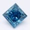 2.17ct Deep Blue Princess Cut Lab-Grown Diamond SI2 Clarity GIA Certified