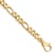 10k Yellow Gold 8.5mm Hand Polished Fancy Franco Link Bracelet