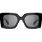 Chanel Black Frame "CC" Logo and Black Pearl Accent / Gray
Polarized Sunglasses