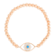 Sterling Statements 14K Rose Gold Over Sterling Silver Lab Turquoise CZ
Evil Eye Stretch Bracelet