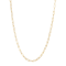 14K Yellow Gold Over Sterling Silver 4mm Paperclip Chain Necklace