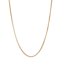 14K Yellow Gold Over Sterling Silver 3mm Popcorn Chain Necklace