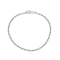 Sterling Silver 2.35mm Rope Chain Bracelet