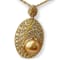 Regal 12mm Natural Color Golden South Sea Cultured Pearl 18K Gold Plated
Pendant with Topaz Accent