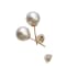 Australian Natural Color White South Sea Cultured Pearl 10mm AAA Grade
Stud Earrings with 14k Gold