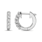 Diamond 0.20Ctw 10k White Gold Earrings