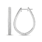 Diamond 0.25Ctw Sterling Silver Earring