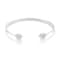 Rhodium Over Sterling Silver Diamond Bangle Bracelet 0.25ctw