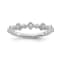 10K White Gold Diamond Ring 0.10Ctw