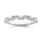 10K White Gold Diamond Ring 0.10Ctw