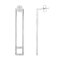 Diamond 0.20Ctw Sterling Silver Earring