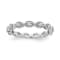 10K White Gold Diamond Ring 0.16Ctw