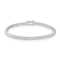 Diamond 1.00 ctw Round , 14k White Gold Tennis Bracelet