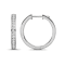 Diamond 0.50Ctw Sterling Silver Earring