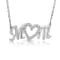 Diamond 0.16Ctw Sterling Silver Pendant With Chain