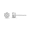 Diamond 0.75Ctw 10k White Gold Earrings
