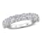 3 CT TW Lab-Grown Diamond Semi-Eternity Ring in 14K White Gold