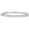 6 1/3 CT TGW Aquamarine Bangle in Sterling Silver