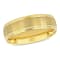 Ladies 6mm Comfort Fit Wedding Band in 10K Yellow Gold