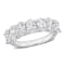 3 CT TW Lab-Grown Diamond Semi-Eternity Ring in 14K White Gold