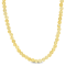 9 3/8ctw Citrine Beaded Necklace in Yellow Plated Sterling Silver