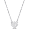 1/5 CT TW Diamond Solitaire Necklace in 14K White Gold