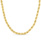 20 Inch Rope Chain Necklace in 14k Yellow Gold (4 mm)