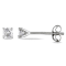 1/4 CT TW Diamond Stud Earrings in Sterling Silver
