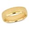 Men's 6.5mm Polished Finish Comfort Fit Wedding Band in 14K Yellow Gold