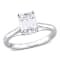 1-3/4 CT DEW Created Moissanite Solitaire Engagement Ring in 14K White Gold