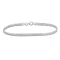3MM Herringbone Bracelet in Sterling Silver