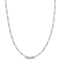2.2MM Figaro Chain Necklace in Sterling Silver