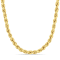 18 Inch Rope Chain Necklace in 14k Yellow Gold (5 mm)