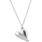 Heart Charm Necklace in Sterling Silver