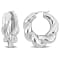 39MM Twisted Hoop Earrings in Sterling Silver