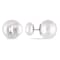 8-13 MM Freshwater Cultured Pearl Tribal Earrings in Sterling Silver