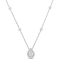 1 1/2 CT TW Diamond Necklace in Platinum