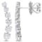 1 1/2 CT TW Diamond Graduated Drop Earrings in 14K White Gold