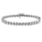 1/2 CT TW Diamond Tennis Bracelet in Sterling Silver