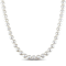 8 - 9 MM Cultured Freshwater Pearl Strand with Sterling Silver Ball Clasp
