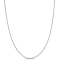 Curb Link Chain Necklace in Platinum, 18 in