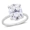 4-7/8 CT DEW Created Moissanite Engagement Ring in 10K White Gold
