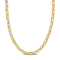 6.5mm Oval Link Necklace in 14k Yellow Gold, 22 in