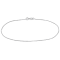 Curb Link Chain Bracelet in Platinum, 7 in