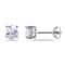 Cubic Zirconia Stud Earrings in Sterling Silver