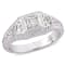1/7 CT TW Diamond Ring in Platinum