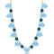 139 1/2 CT TGW Sky Blue Topaz and London Blue Topaz Necklace in Yellow
Plated Sterling Silver