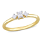 1/4 CT TW Diamond Ring in 14K Yellow Gold